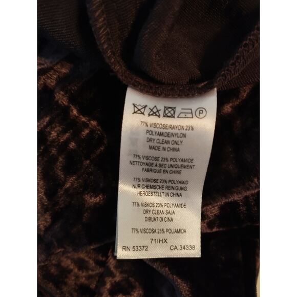 French Connection Women’s Purple Velvet Cocktail Dress Size 10 Double V-Neck - Picture 4 of 16